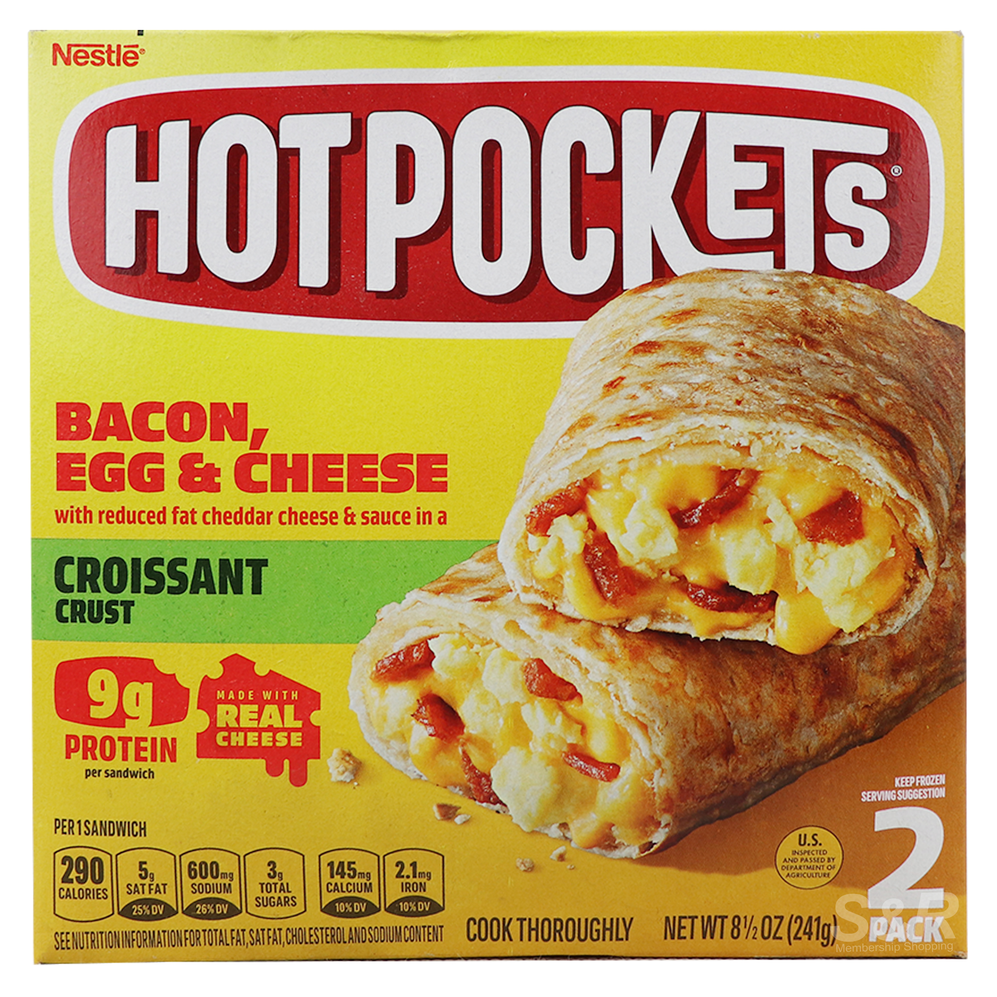 Nestle's Hot Pockets Croissant Crust Bacon, Egg and Cheese 2 Pack Nestle's Hot Pockets Croissant Crust Bacon, Egg and Cheese 2 Pack